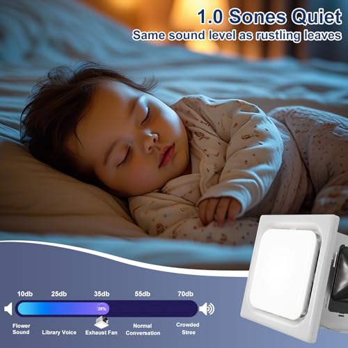 Bathroom Exhaust Fan with Light