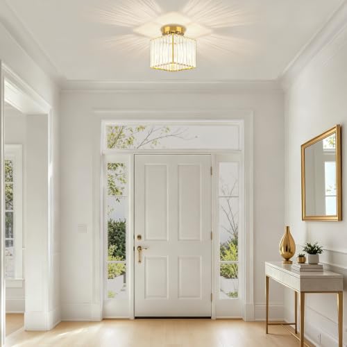 2 Pack Crystal Ceiling Light Fixtures