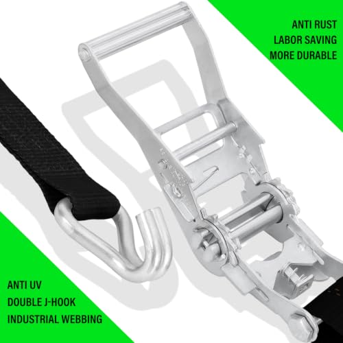 Cargo Straps with J Hooks