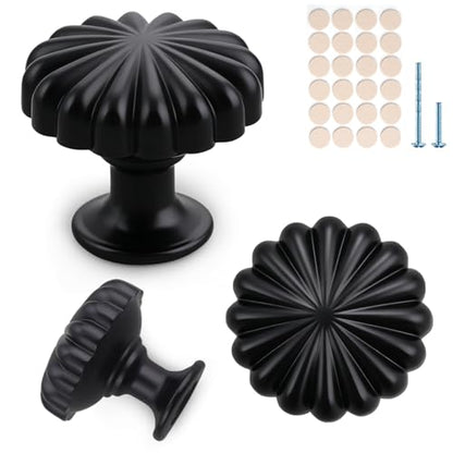 Decorative Pumpkin Style Flower Cabinet Knobs