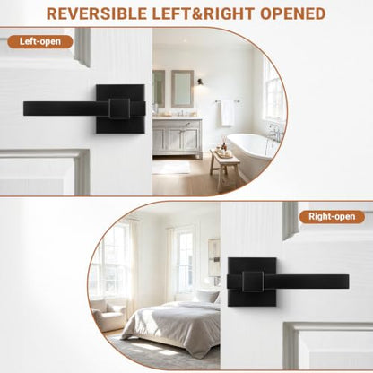 Door Handle Heavy Duty Square Reversible Door Lock