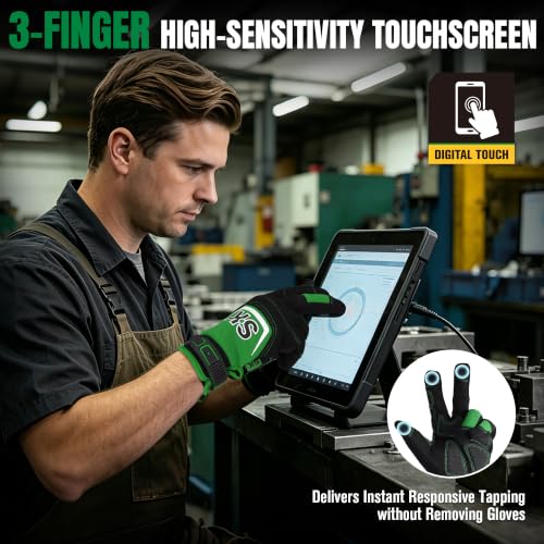 Unisex Mechanical Touchscreen Work Gloves