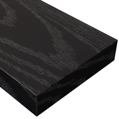 Black Floating Shelves 15.7in
