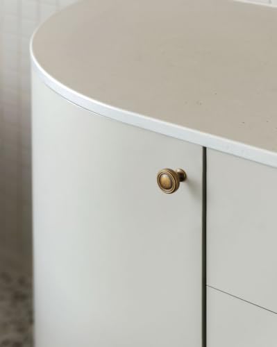 6 Pack Zinc Alloy Cabinet Knobs Solid Hardware