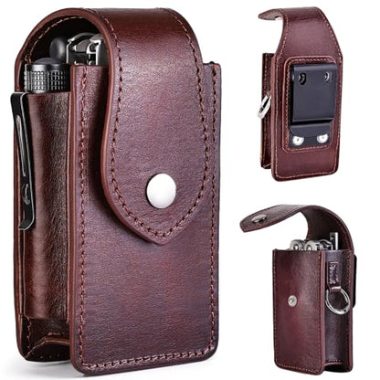 Leather Multitool Sheath (Darkbrown-01)