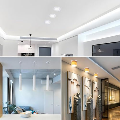 The Can Converter Ceiling Medallion for Recessed Can Light