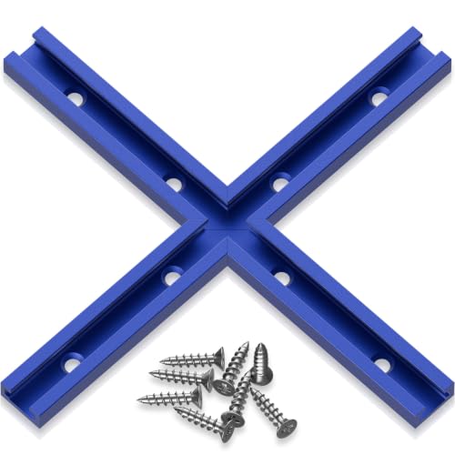 2 Pack Aluminum T Track for Woodworking Jigs and Fixture