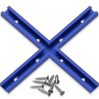 2 Pack Aluminum T Track for Woodworking Jigs and Fixture