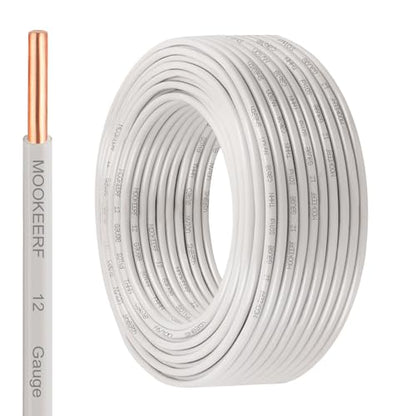 THHN Wire 12 Gauge 100FT (12 Gauge 100FT / White)
