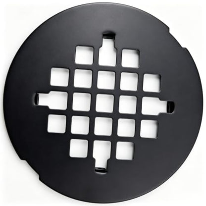 4-1/4 inch snap-on Round Shower Drain Cover, high-end Shower Drain Filter, Solid Square Drain Grille Filter