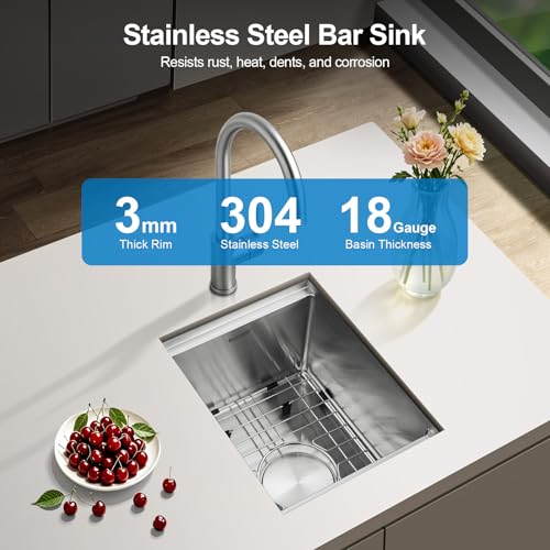Undermount Bar Sink Workstation with Cutting Board