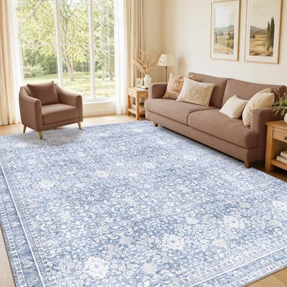 4x6 Area Rugs (Light Blue / 4' x 6' (Rectangular))