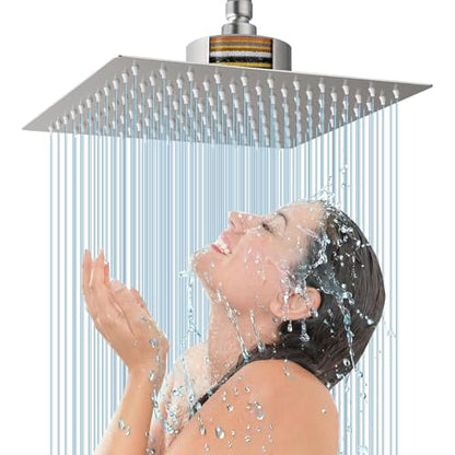 Rain Shower Head with Filtered