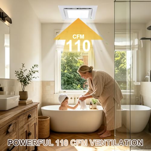 Bathroom Exhaust Fan with Light