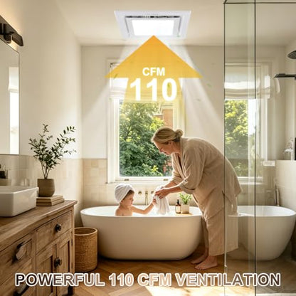 Bathroom Exhaust Fan with Light