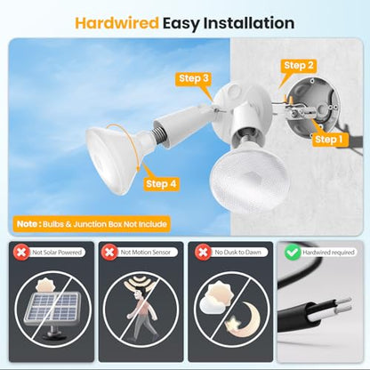 2 Pack Adjustable Twin PAR Holder