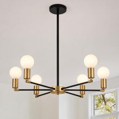 Modern 6 Light Chandelier