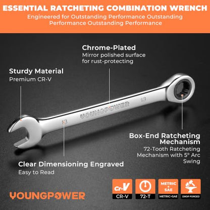 Ratcheting Wrench Set