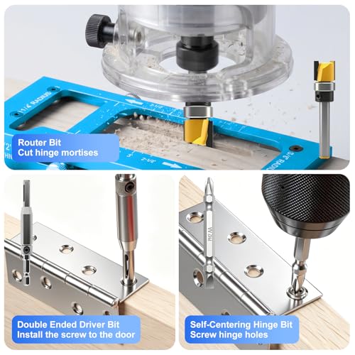 Door Hinge Jig & Lock Installation Kit