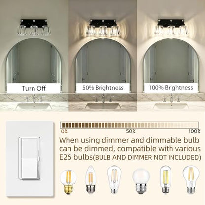 E26 Crystal Vanity Light
