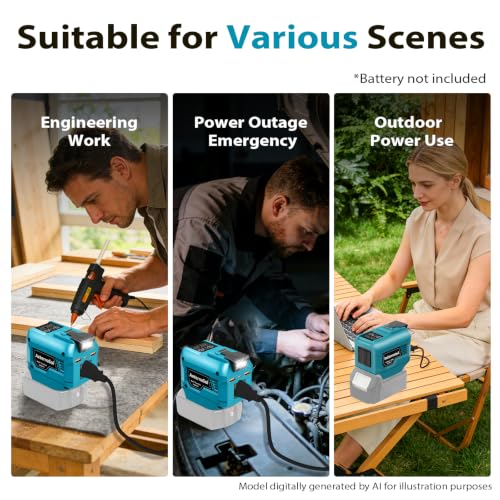250W Power Inverter Compatible with Makita