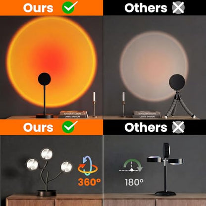 Sunset Lamp Projector with APP Control