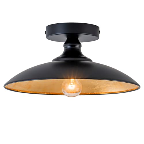 11.8In Modern Semi Flush Mount Light Fixture