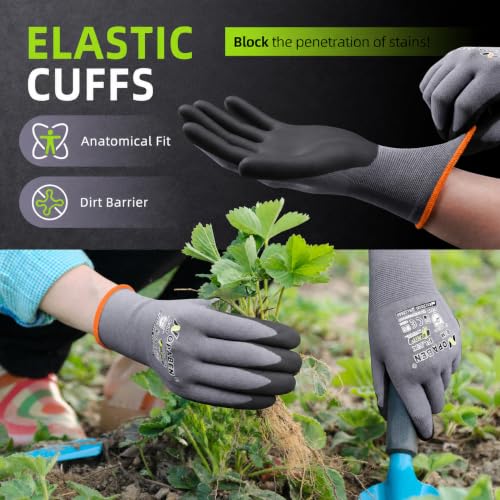 Safety Work Gloves MicroFoam Nitrile Coated