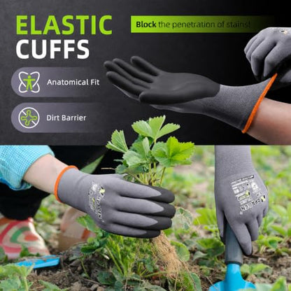 Safety Work Gloves MicroFoam Nitrile Coated