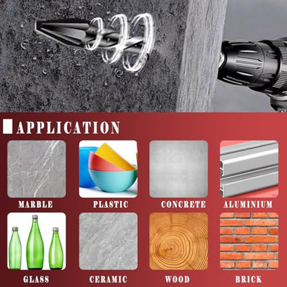 10PC Upgraded Concrete Drill Bit