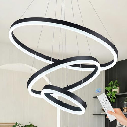 Modern Chandelier LED Dimmable LED Pendant Light for Dining Room Light Fixture