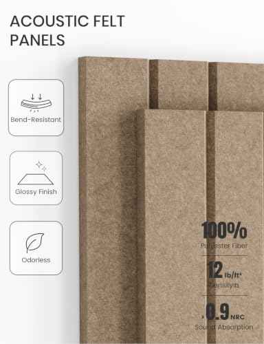 36" x 24" Large Felt Bulletin Board (Khaki / Fine-stripe 6-pack)