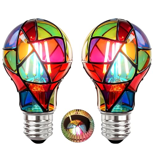 Stained Glass Light Bulb