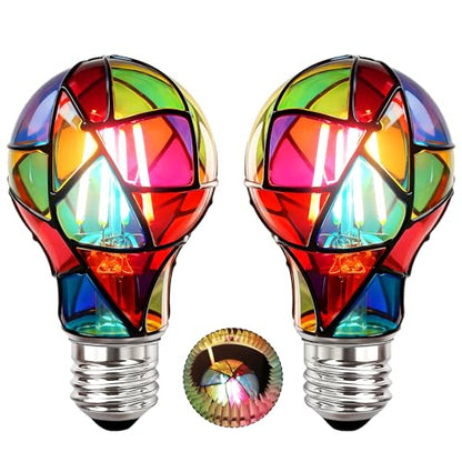 Stained Glass Light Bulb