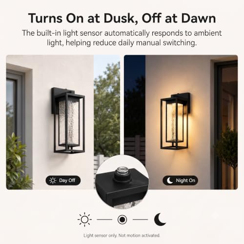 Dusk to Dawn Outdoor Wall Light