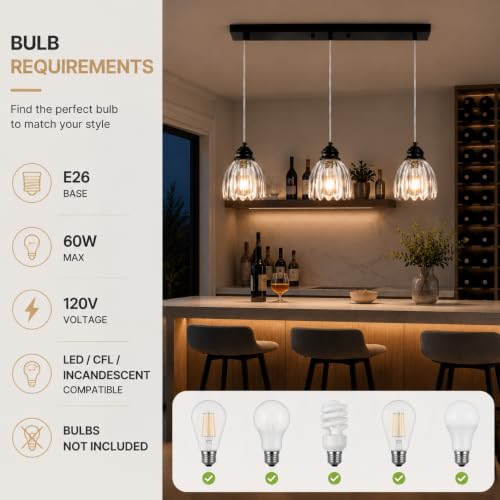 3153 5 Light Pendant Light Round Base cage