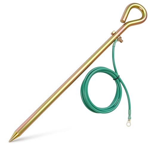 Portable Ground Rod Grounding Pin with Ground Wire Lug