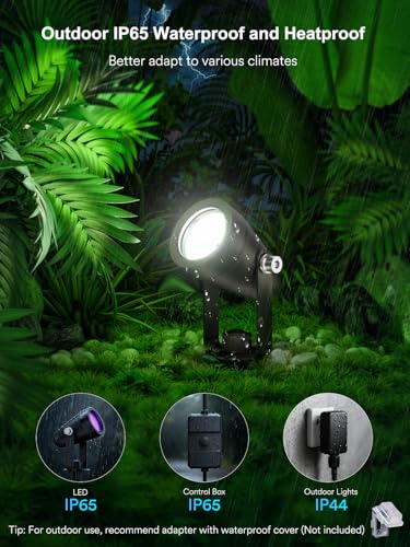 smart Outdoor spotlights