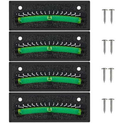 4Pack Black RV Level Bubble Self