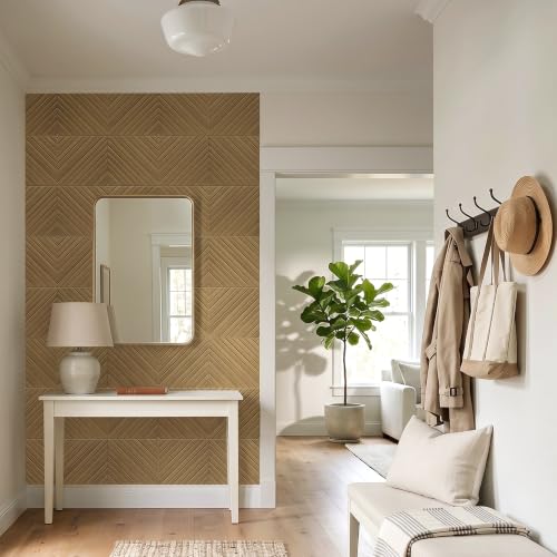 Diagonal Wall Paneling