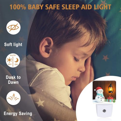 Night Lights Plug into Wall (Christmas C)