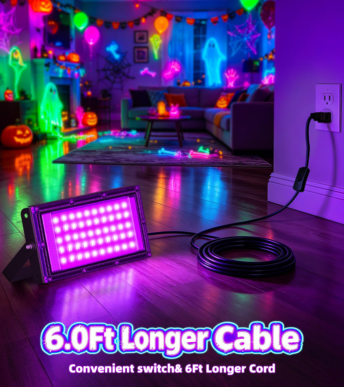 50w 4 Pack Black Light