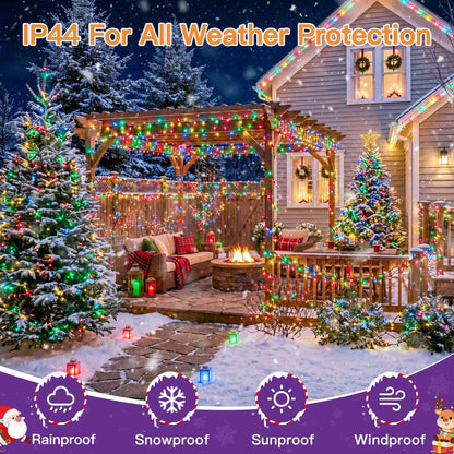 500 LED Christmas Lights Outdoor (Multicolor / 500 LED)