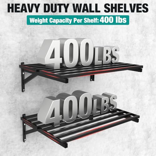 Heavy Duty Garage Wall Shelves