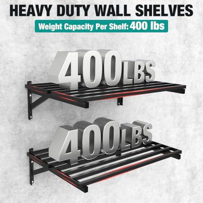 Heavy Duty Garage Wall Shelves