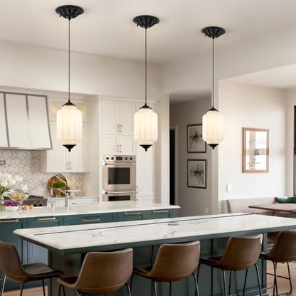 Glass Pendant Lights for Kitchen Island