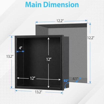 304 Stainless Steel Shower Niche for Bathroom Storage