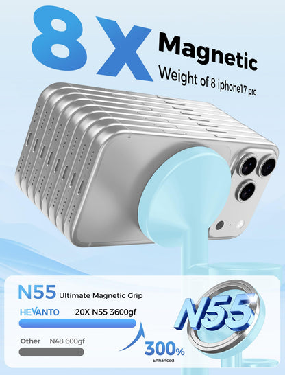 Mag Safe Charger 3 in 1 Charging Station for iPhone Apple Watch AirPods (15W / Iceblue)