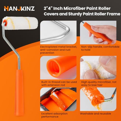 Microfiber Paint Roller 4 Inch