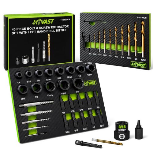 40PCS Bolt & Screw Extractor Set (40PCS)